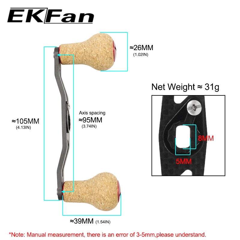 EKfan 105mm カーボンファイバー製ベイトキャスティ - Spincast Reel のレビューと価格